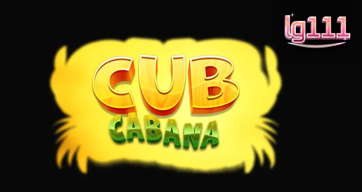 Tampilan visual slot Cub Cabana dengan tema pesta tropis dan simbol-simbol cerah.